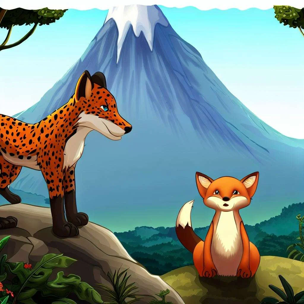 The Fox & the Leopard cartoon