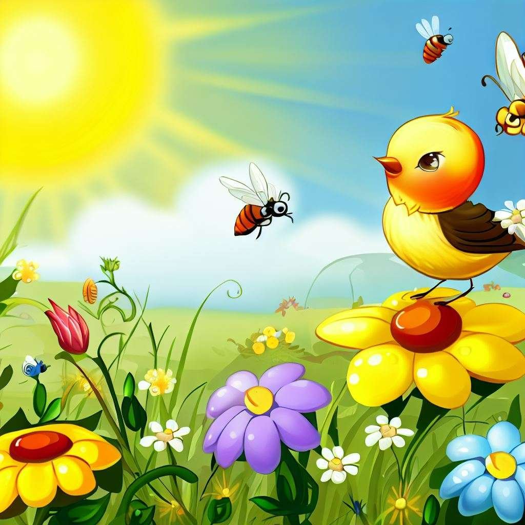 The Story of The Birds and the Bees cartoon image