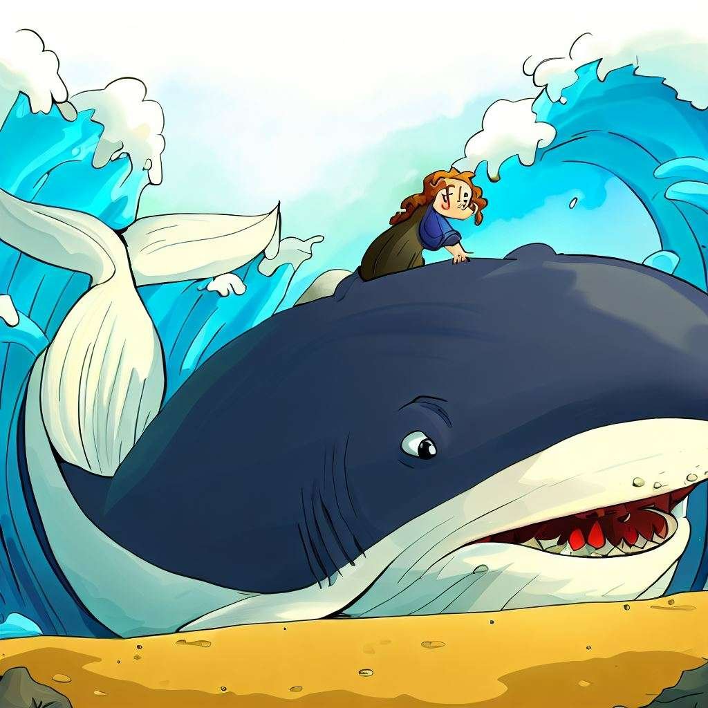 jonah and the whale cartoon picture
