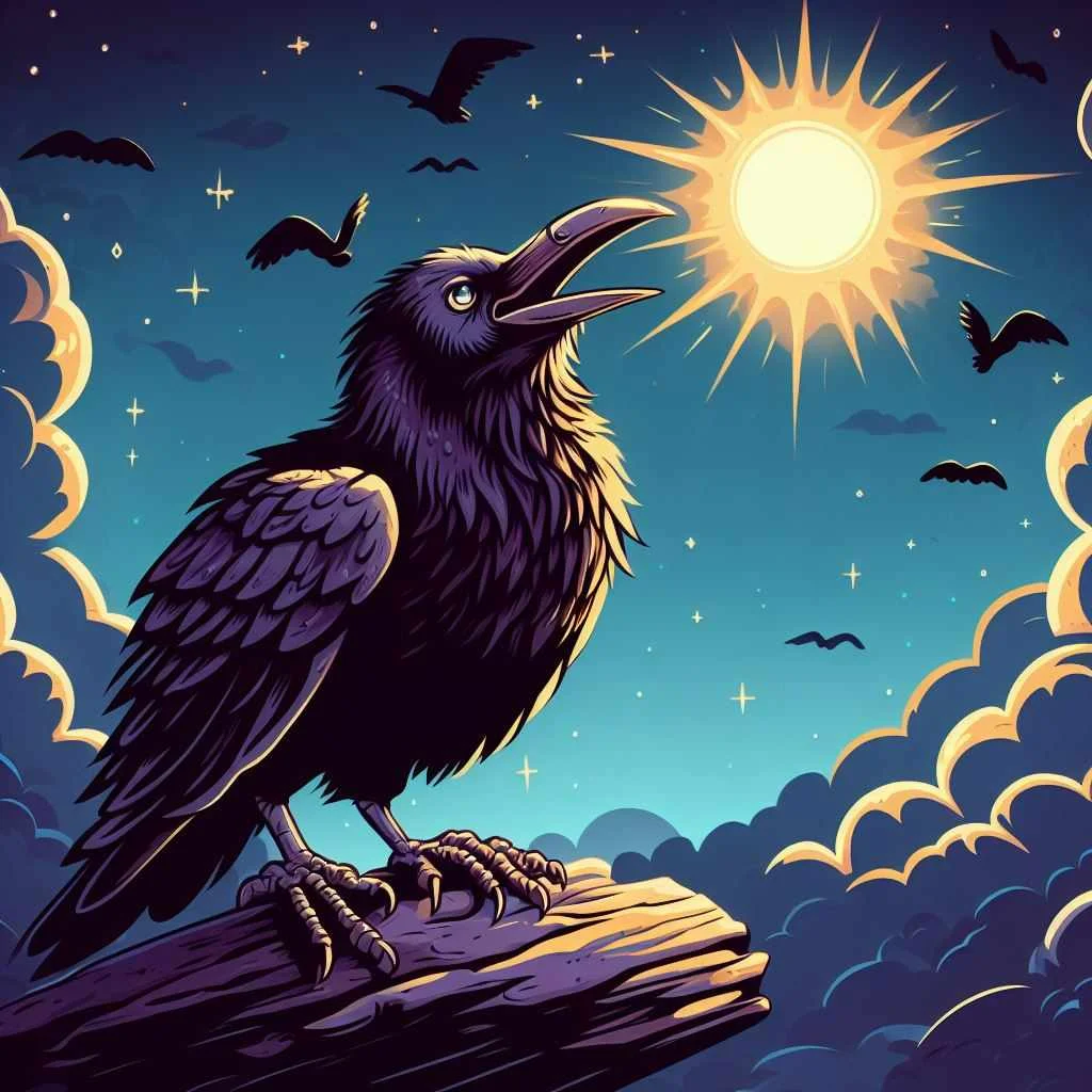 raven stills the light cartoon image