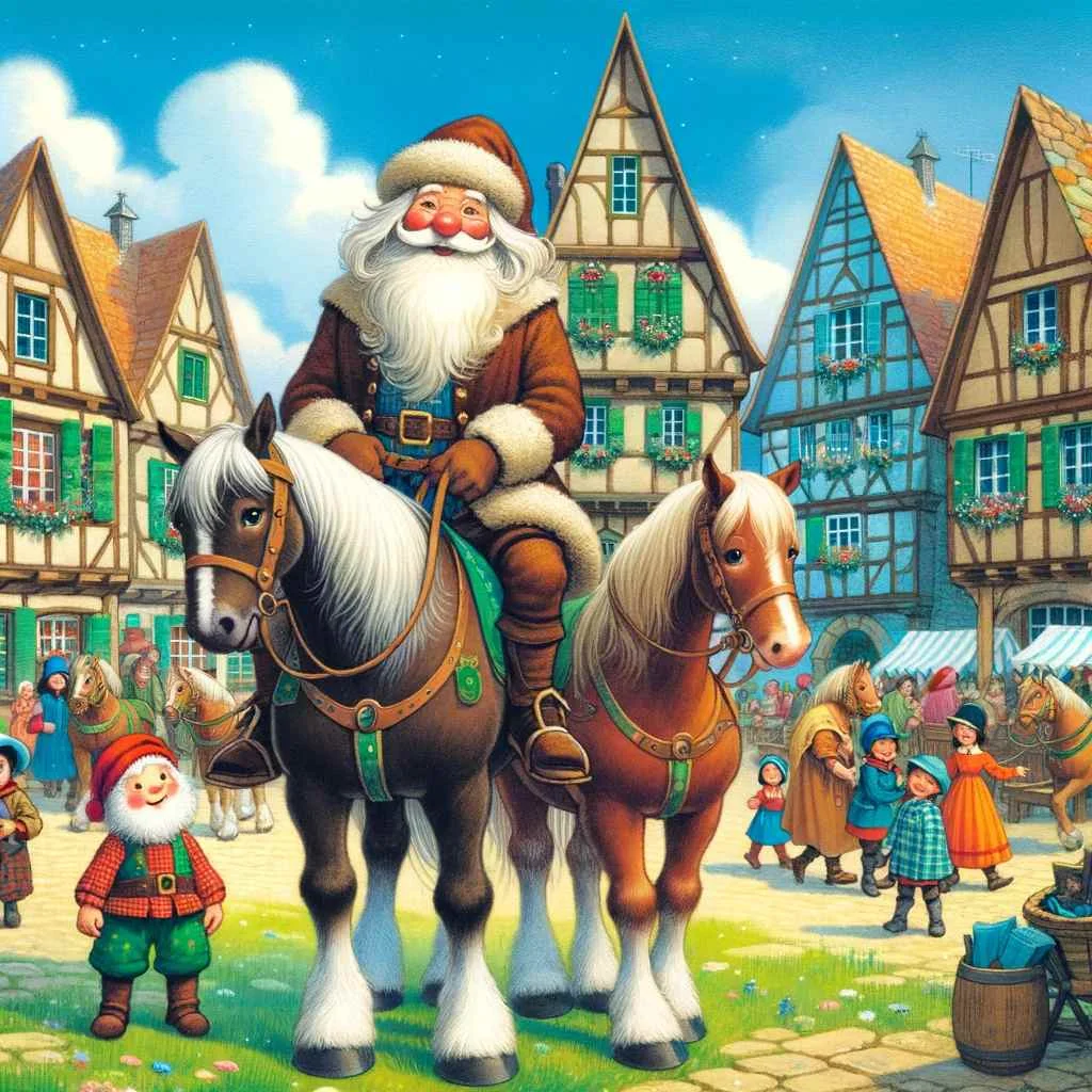 Little Claus and Big Claus image ilustration