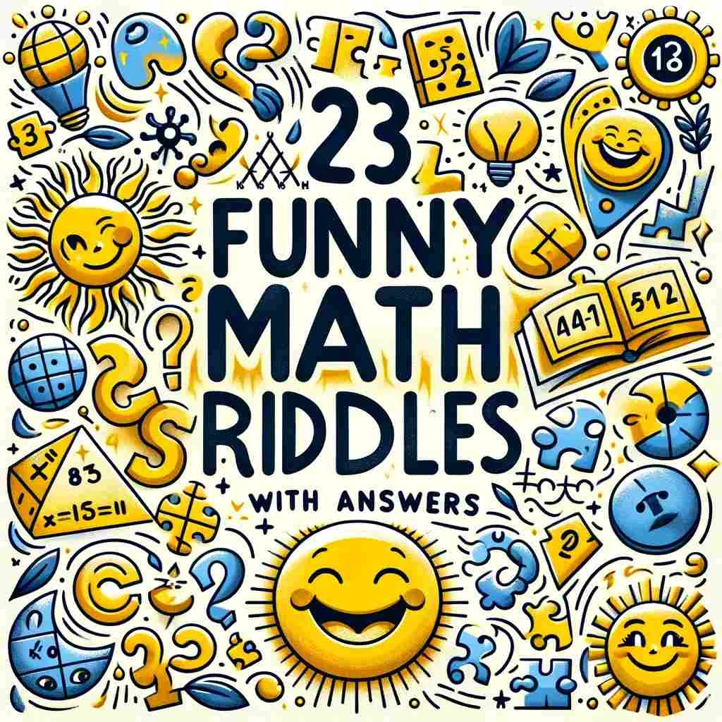funny math riddles with answer