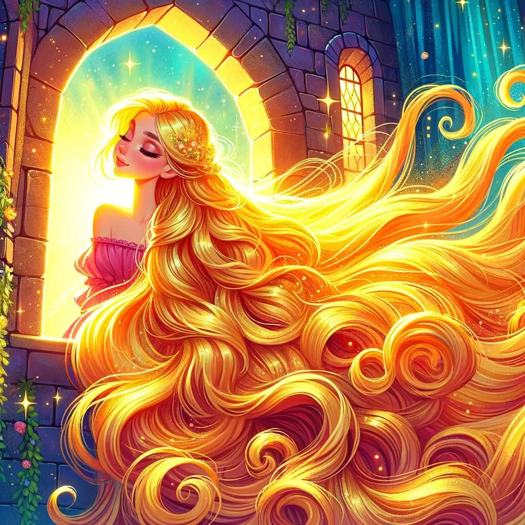 rapunzel hair beautiful image