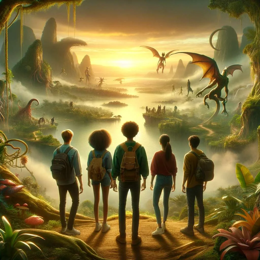 5 teen in The Mysterious Island of Dr. Dreams