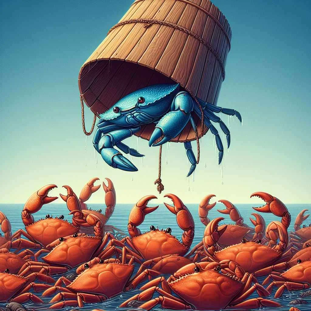 crabs in a bucket